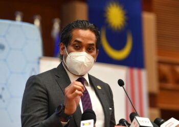 PUTRAJAYA, 1 Sept -- Menteri Kesihatan Khairy Jamaluddin Abu Bakar pada sidang media di kementeriannya hari ini. --fotoBERNAMA (2021) HAK CIPTA TERPELIHARA