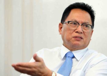 KUALA LUMPUR 09 June 2015. Ahli Majlis Tertinggi UMNO, Datuk Dr Mohd Puad Zarkashi di Sidang Media menegnai isu 1MDB di Menara MARA. NSTP/Salhani Ibrahim