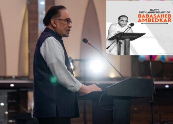 YAB Perdana Menteri, Dato’ Seri Anwar Ibrahim menghadiri Majlis Sambutan Kelahiran Dr. Ambedkar yang ke-133 dan Konvensyen Antarabangsa Ambedkar di Shah Alam, 14 April, 2024. - SADIQ ASYRAF/Pejabat Perdana Menteri

NO SALES; NO ARCHIVE; RESTRICTED TO EDITORIAL USE ONLY. NOTE TO EDITORS: This photos may only be used for editorial reporting purposes for the contemporaneous illustration of events, things or the people in the image or facts mentioned in the caption. Reuse of the pictures may require further p