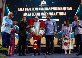YAB Perdana Menteri, Dato’ Seri Anwar Ibrahim hadir pada Majlis Pembangunan Pendidikan dan Masa Depan Masyarakat India di SACC, Shah Alam pada 10 Jun 2023. - AFIQ HAMBALI/Pejabat Perdana Menteri

NO SALES; NO ARCHIVE; RESTRICTED TO EDITORIAL USE ONLY. NOTE TO EDITORS: This photos may only be used for editorial reporting purposes for the contemporaneous illustration of events, things or the people in the image or facts mentioned in the caption. Reuse of the pictures may require further permission. MANDATOR