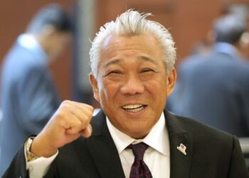 Kinabatangan MP Datuk Seri Bung Moktar Radin during the last day of Parliament session. AZMAN GHANI / The Star