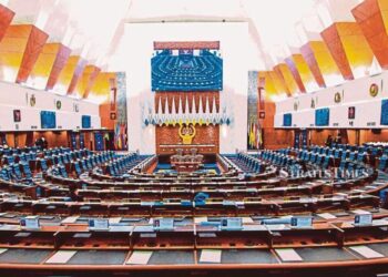 KUALA LUMPUR 17 JULAI 2018. (FILE PIX) Dewan Rakyat di Bangunan Parlimen. NSTP/ASYRAF HAMZAH