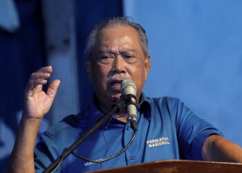 JOHOR BAHRU, 8 Sept -- Pengerusi PN Tan Sri Muhyiddin Yassin berucap pada ceramah Finale Perikatan Nasional di Kempas hari ini.

--fotoBERNAMA (2023) HAK CIPTA TERPELIHARA