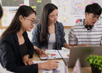 Students using AI