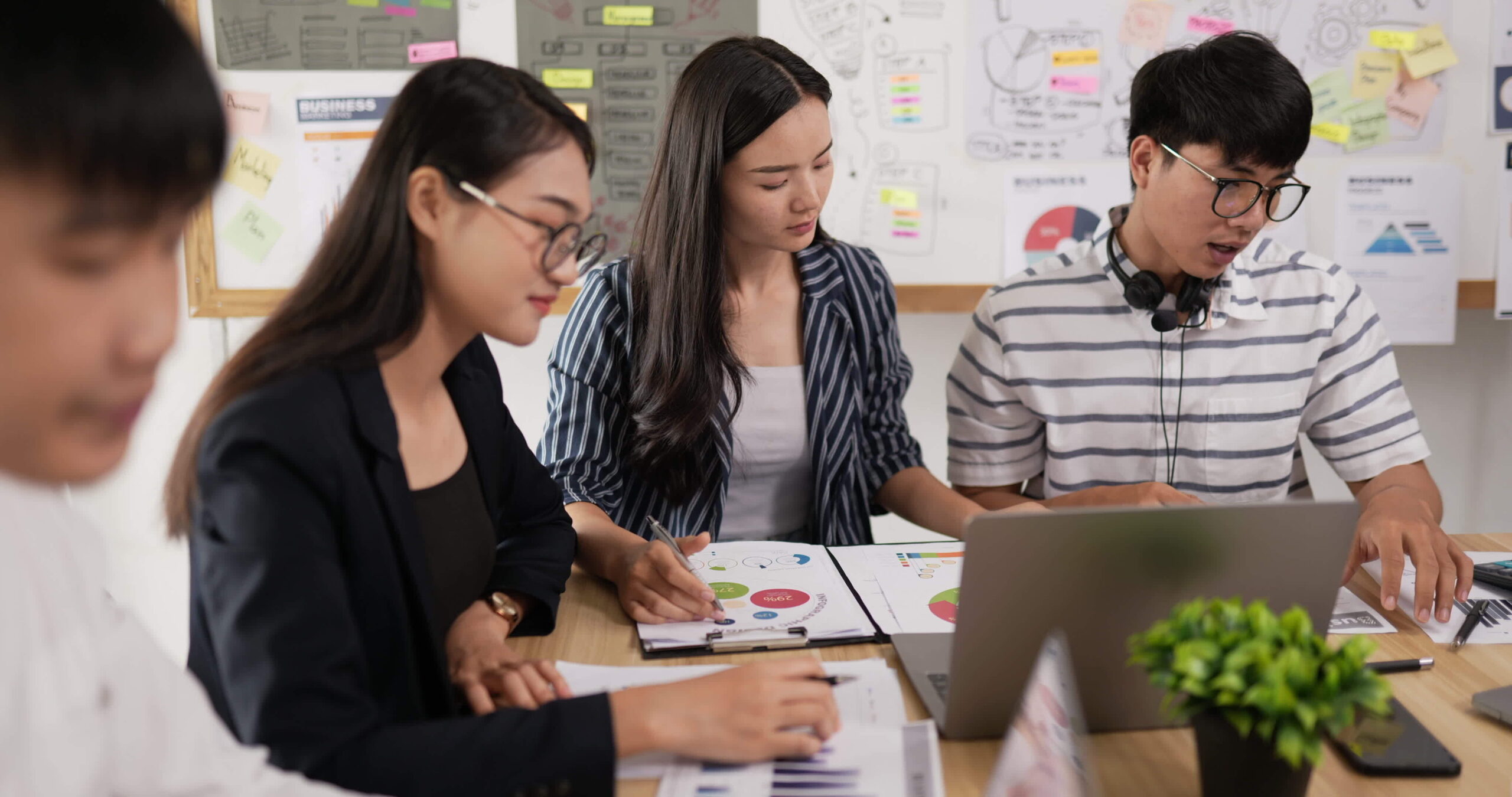 Students using AI