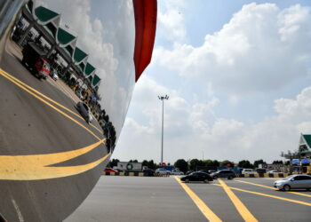 JURU, 8 Julai -- Aliran trafik kelihatan lancar di Lebuhraya Utara Selatan (PLUS) arah utara ketika tinjauan menjelang Aidiladha di Plaza Tol Juru hari ini.??Umat Islam akan menyambut perayaan itu Ahad ini.??-- fotoBERNAMA (2022) HAK CIPTA TERPELIHARA?